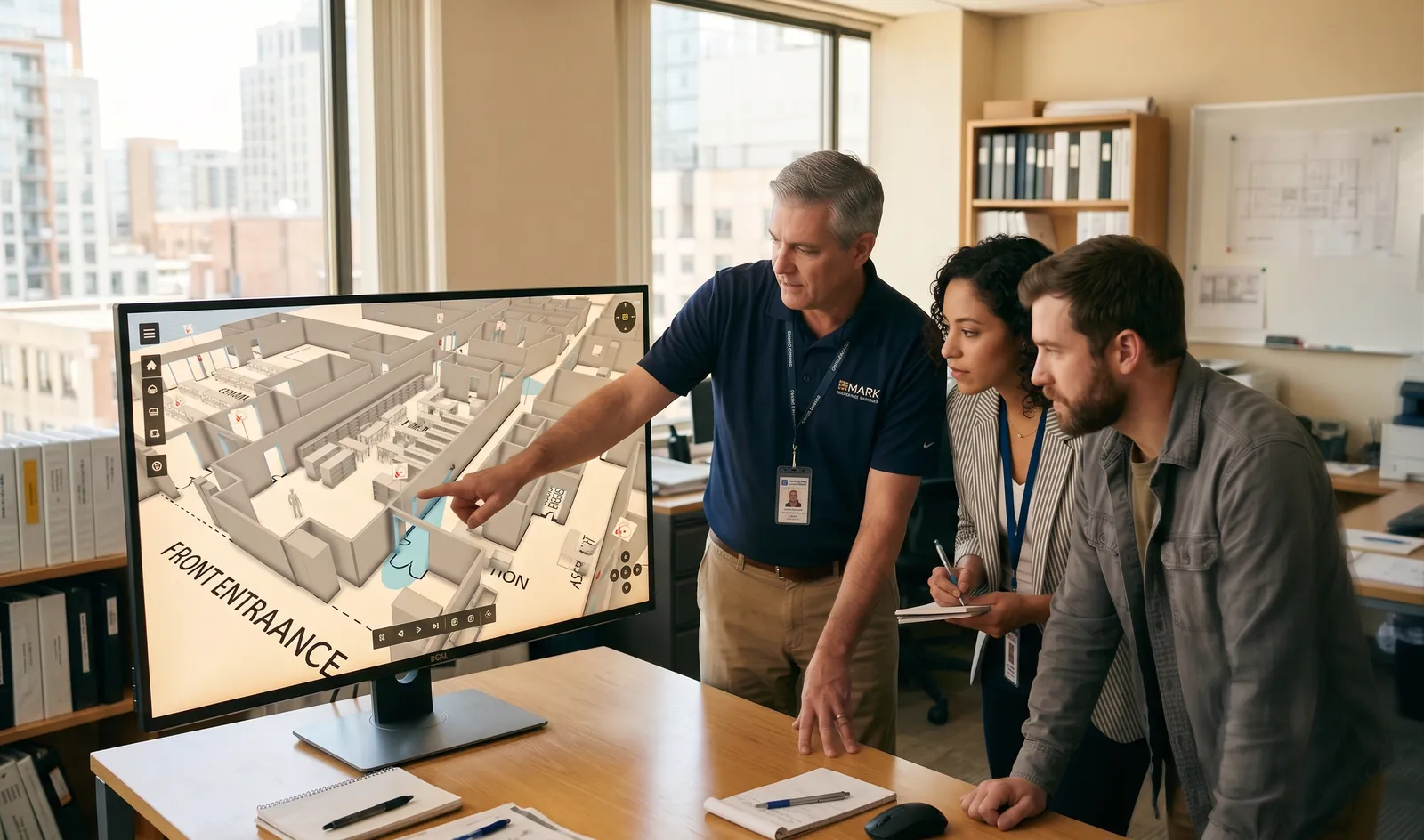 CoreSpec 3D platform in use on a construction site